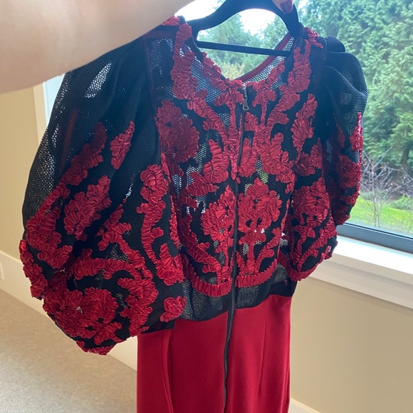 Red Isabel dress - Picture 8 of 9